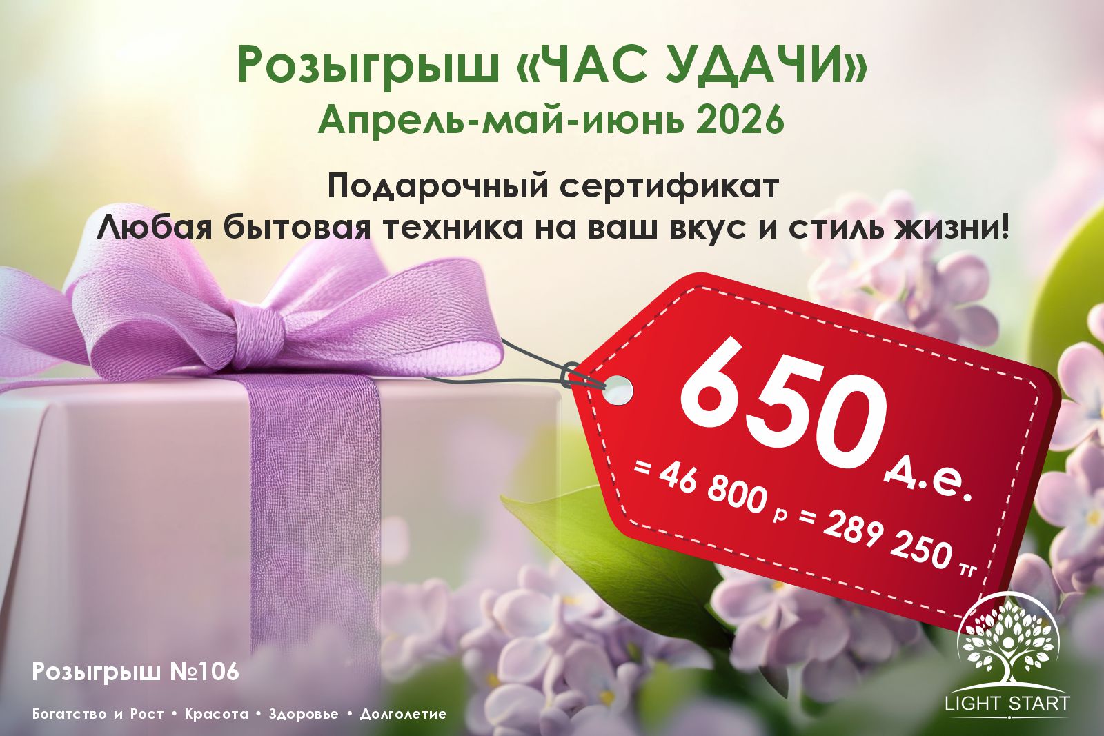 Подарок розыгрыша «Час Удачи»